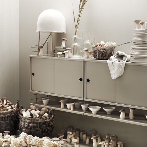 STRING Komoda Chest with Drawers 58 x 30 cm, Beige
