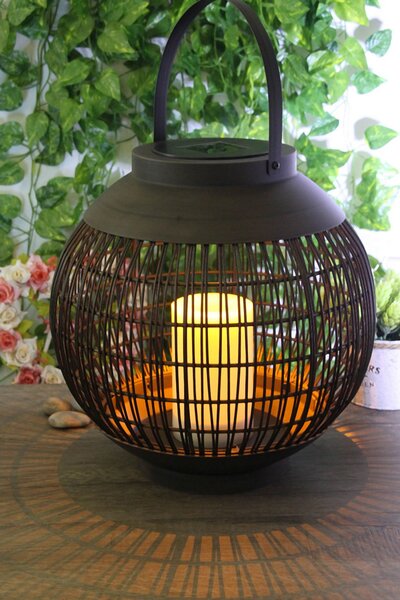 Solární kulatá lampa
