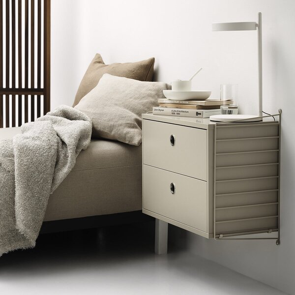 STRING Komoda Chest with Drawers 58 x 30 cm, Beige