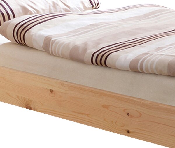 POSTEL, 90/200 cm barvy borovice MID.YOU - Jednolůžkové postele, Online Only