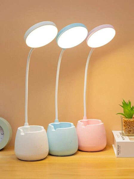 4Leaders Dotyková lampa se stojanem na telefon bílá 35×9×9 cm
