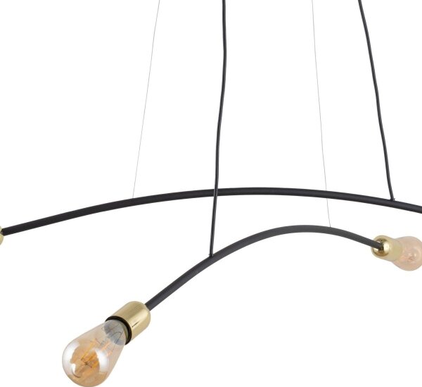 Lustr na lanku HELIX 4xE27/15W/230V
