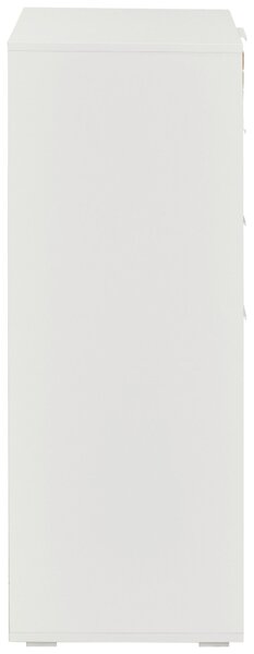 VYSOKÁ KOMODA, dub, bílá, barvy dubu, 52/104/40 cm MID.YOU - Vysoké komody, Online Only