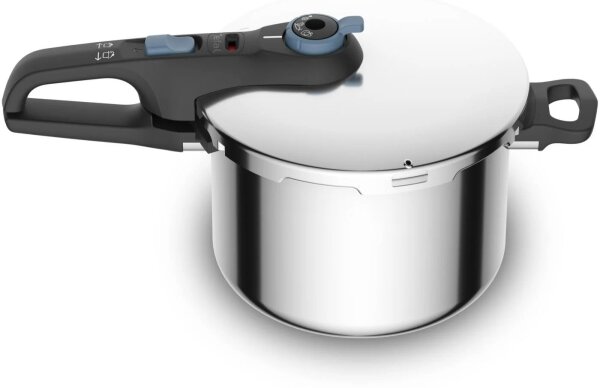 Tefal - Sada tlakových hrnců 4/6 l SECURE TRENDY nerez