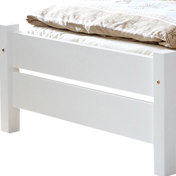 POSTEL, 90/200 cm bílá MID.YOU - Jednolůžkové postele, Online Only