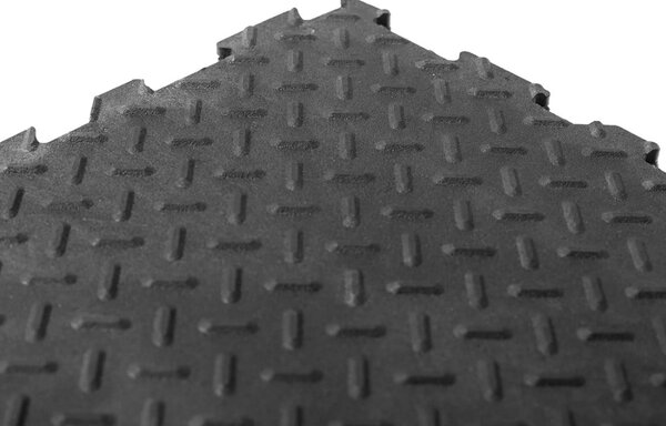 Gumová dlaždice ALFA 30 x 30 cm, černá MHEU5100330