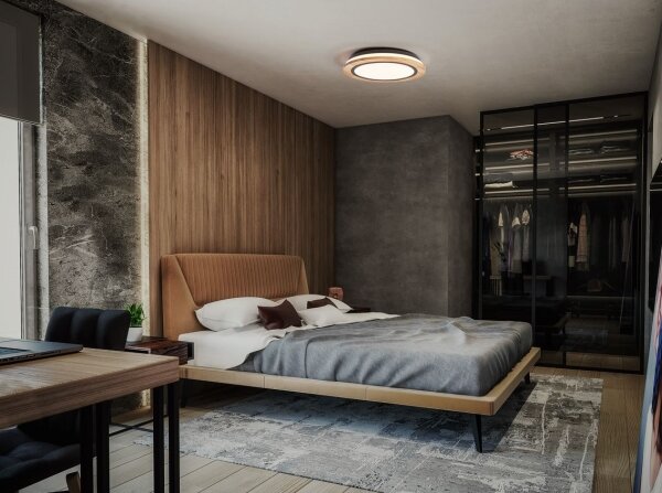 Ledvance - LED Stmívatelné stropní svítidlo SMART+ ORBIS WOOD LED/24W/230V Wi-Fi