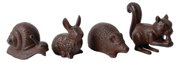 Kovové zahradní sošky v sadě 4 ks Animals – Esschert Design