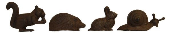 Kovové zahradní sošky v sadě 4 ks Animals – Esschert Design