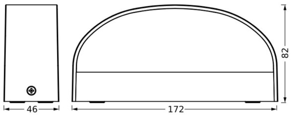 Ledvance - LED Venkovní nástěnné svítidlo ENDURA STYLE ILAY 2xLED/3,8W/230V IP65