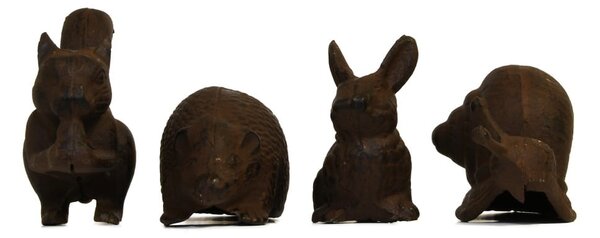 Kovové zahradní sošky v sadě 4 ks Animals – Esschert Design
