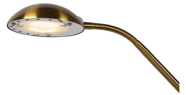 Lucide 19791/24/02 ZENITH stojanové svítidlo LED 20W+4W |1600lm+320lm | 3000K - zlatá, stmívatelná