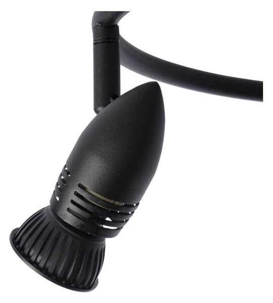 Lucide 13955/03/30 CARO stropní bodové svítidlo D310mm | 3xGU10 - černá