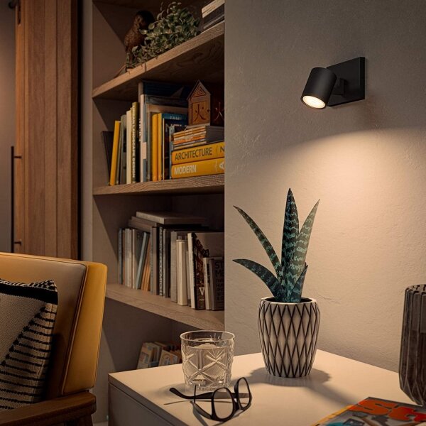 Philips - LED Stmívatelné bodové svítidlo Hue RUNNER 1xGU10/4,2W/230V černá