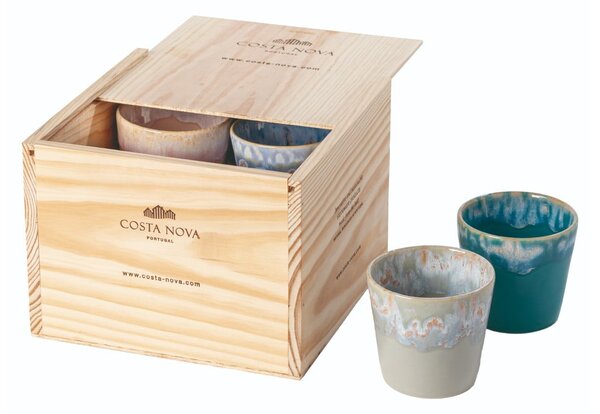 Šálky na espresso z kameniny v sadě 8 ks 210 ml Grespresso – Costa Nova