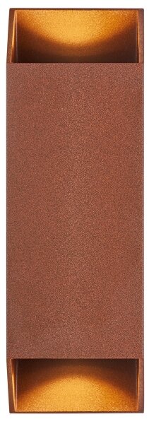 Nordlux - Venkovní nástěnné svítidlo NICO 2xGU10/35W/230V IP54 hnědá