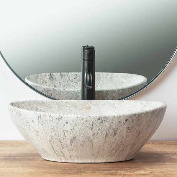 Rea Sofia Light Stone, umyvadlo na desku 41x35 cm, imitace kamene-šedá, REA-U0165