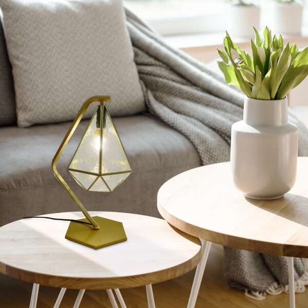 Rabalux 74201 - Stolní lampa NORAH 1xE14/40W/230V zlatá