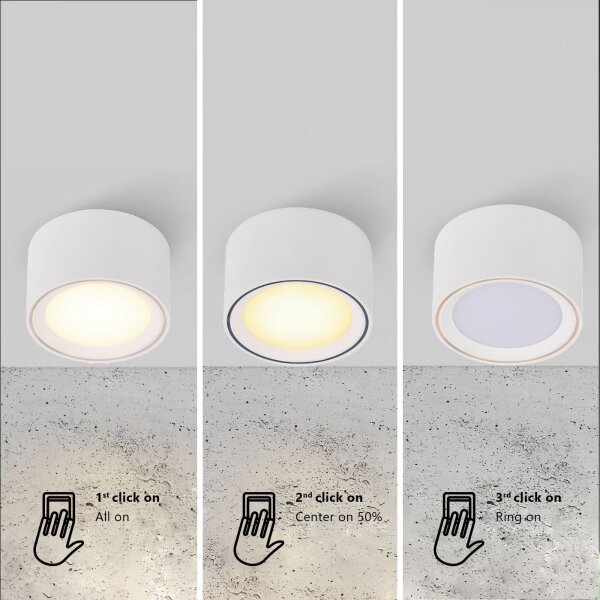 Nordlux - LED Stmívatelné bodové svítidlo FALLON LED/5,5W/230V bílá