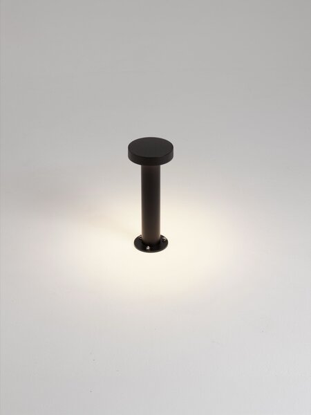 Vonkajšia stojaca lampa Gong antracitová 12 W – Šedá