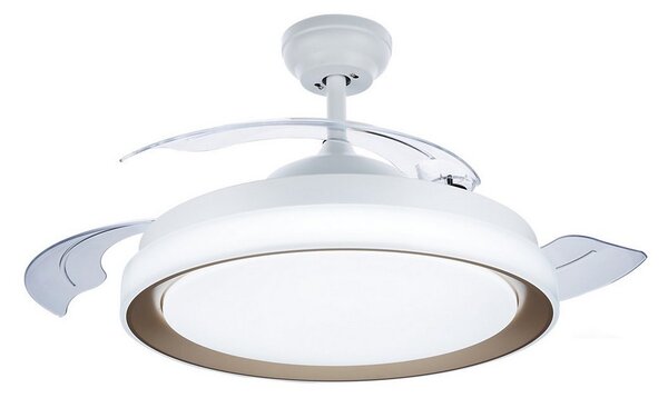 Philips-LED Stropní svítidlo s ventilátorem LED/35W/230V 5500/4000/2700K+DO zlat