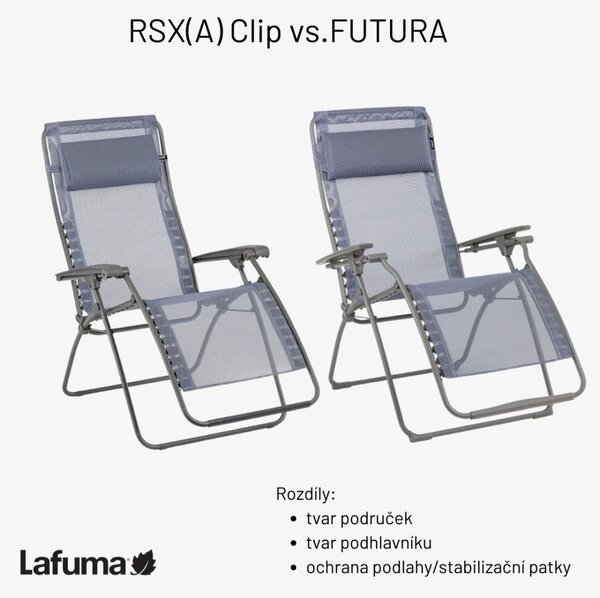 Relaxační křeslo Lafuma FUTURA AirComfort černá Acier
