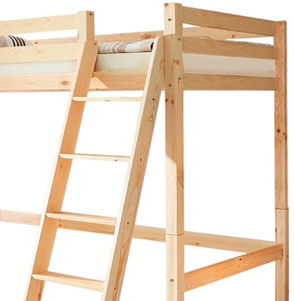 VYSOKÁ POSTEL, 90/200 cm barvy borovice MID.YOU - Dětské postele, Online Only