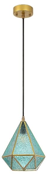 Rabalux 72244 - Lustr na lanku NORAH 1xE14/40W/230V modrá/zlatá