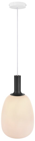 Nordlux - Lustr na lanku ALTON 1xE27/60W/230V bílá/černá/mosaz