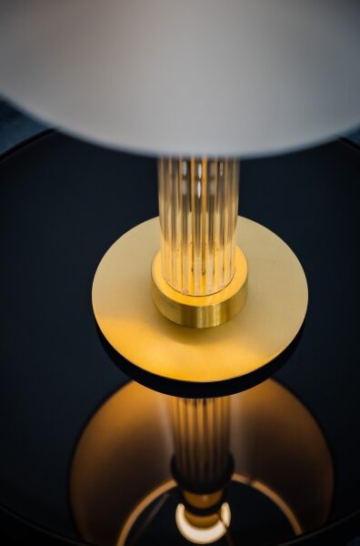 Argon 8540 - Stolní lampa HAMPTON 1xE27/15W/230V bílá