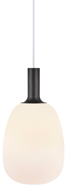 Nordlux - Lustr na lanku ALTON 1xE27/60W/230V bílá/černá/mosaz