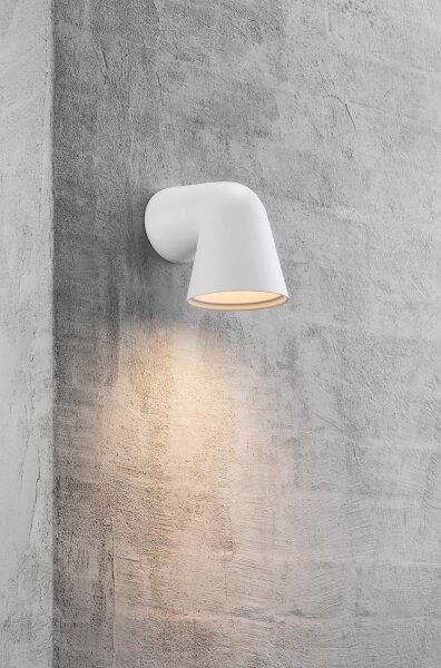 Nordlux - Venkovní nástěnné svítidlo FRONT 1xGU10/28W/230V IP44 bílá