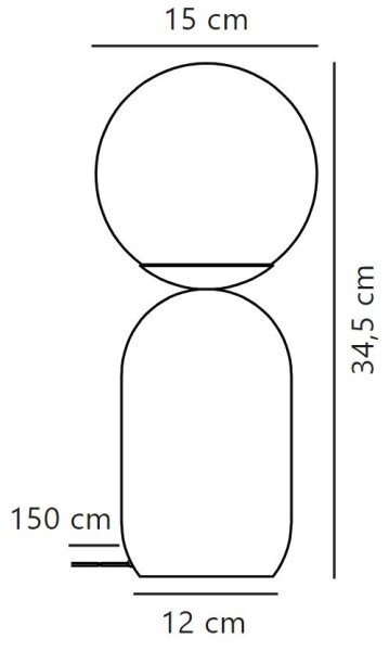 Nordlux - Stolní lampa NOTTI 1xE14/25W/230V zelená
