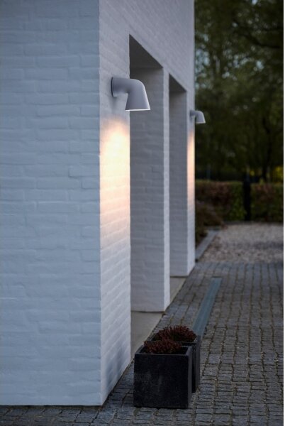 Nordlux - Venkovní nástěnné svítidlo FRONT 1xGU10/28W/230V IP44 bílá