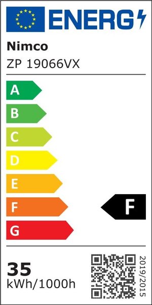 Nimco LED zrcadlo 35W, 60x60 cm se dvěma dotykovými senzory