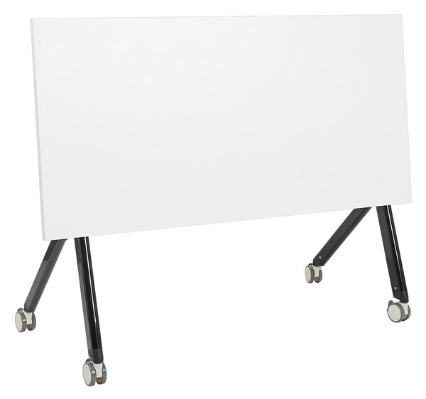 Skládací psací stůl BENDI Bílá 120 cm 60 cm s koly
