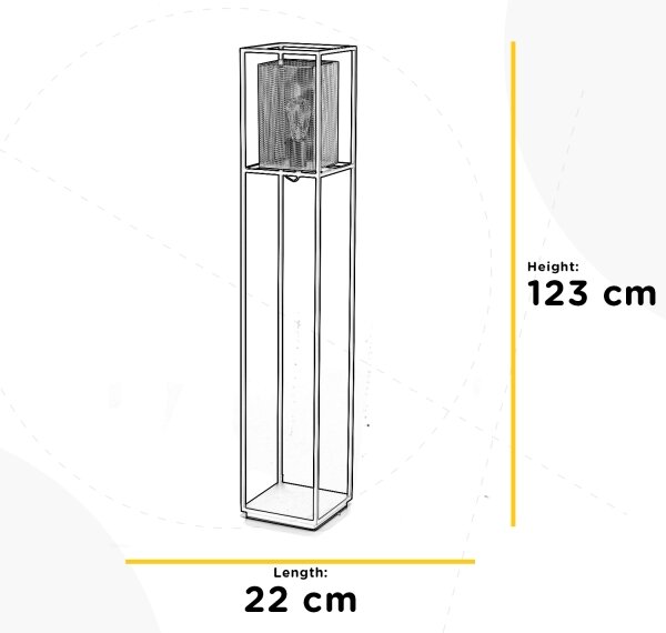 ONLI - Stojací lampa MALIK 1xE27/22W/230V zlatá/černá