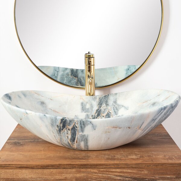 Rea Royal 60 umyvadlo, 60 x 36 cm, napodobenina kamene Granit mat, REA-U8742