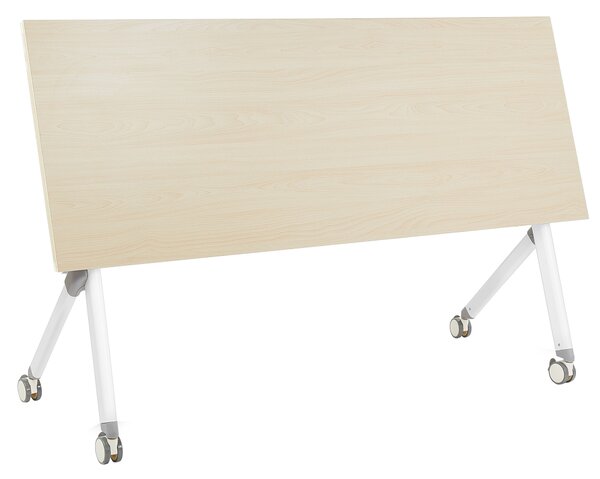 Skládací psací stůl BENDI Světle hnědá 160 cm 60 cm s koly