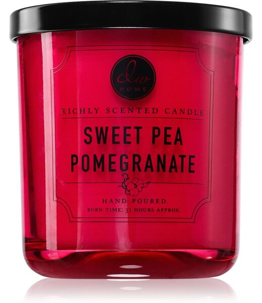 DW Home Signature Sweet Pea Pomegranate vonná svíčka 275 g