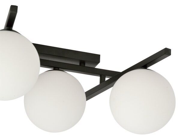 Stropní svítidlo SMART 5xE14/10W/230V černá/bílá