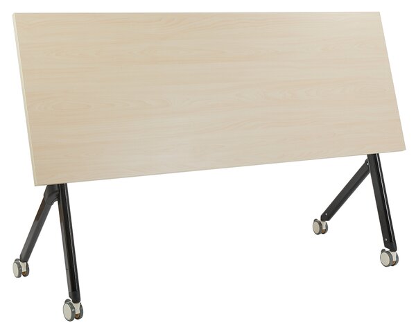 Skládací psací stůl BENDI Světle hnědá 160 cm 60 cm s koly