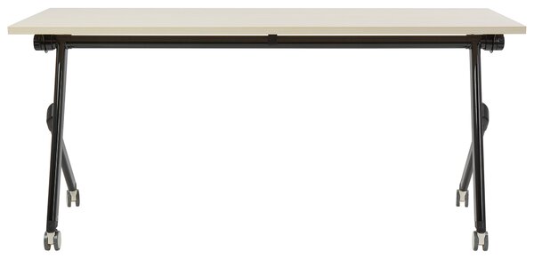 Skládací psací stůl BENDI Světle hnědá 160 cm 60 cm s koly