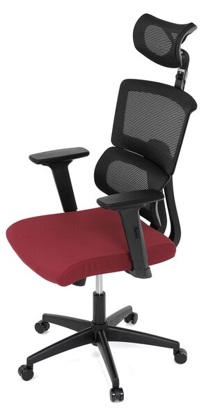 Vikio Kancelářská židle potah bordó látka AKZ102CE