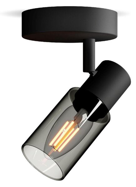 Philips Palms bodové svítidlo 1x E14 25W bez zdroje 13cm IP20, černé