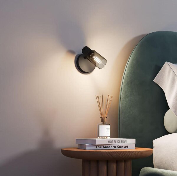 Philips Palms bodové svítidlo 1x E14 25W bez zdroje 13cm IP20, černé