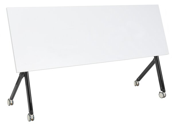 Skládací psací stůl BENDI Bílá 180 cm 60 cm s koly