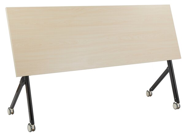 Skládací psací stůl BENDI Světle hnědá 180 cm 60 cm s koly