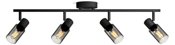 Philips Palms bodové svítidlo 4x E14 25W bez zdroje 69,5cm IP20, černé