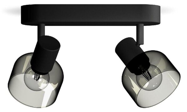 Philips Sleet bodové svítidlo 2x E14 25W bez zdroje 24cm IP20, černé